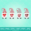 Love Gnomes SVG - Valentine Gnome SVG - Gnome Valentine's Day  SVG - Valentines Hearts SVG - Love SVG - Newmody