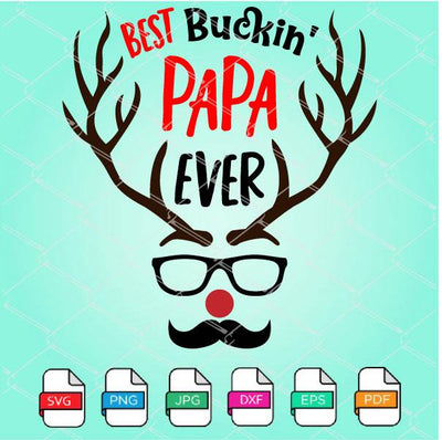 Best Buckin' Papa Ever SVG Newmody