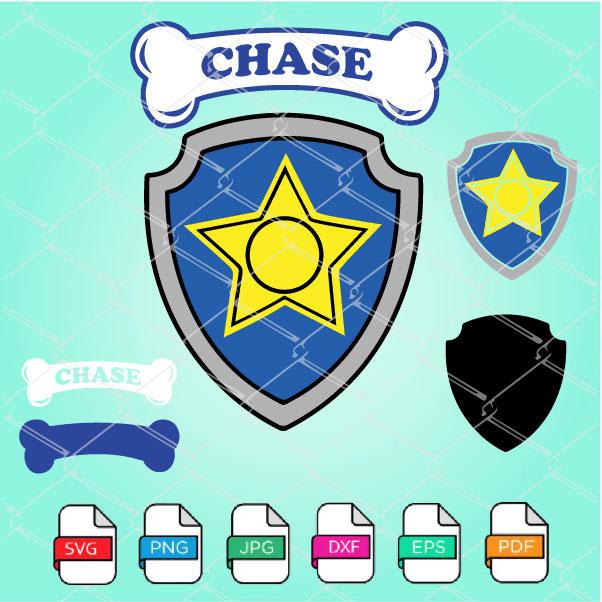 Chase Paw Patrol SVG  Bundle Newmody