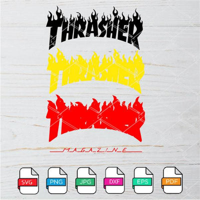 Thrasher Flame SVG - Thrasher Magazine SVG Newmody