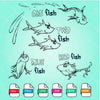 One Fish Two Fish Red Fish Blue Fish SVG - PNG Newmody