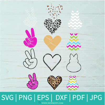 Peace Love Easter SVG - Easter SVG - Newmody