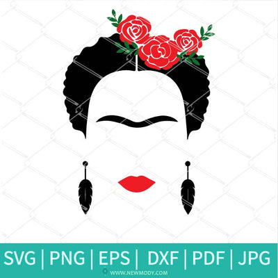 Frida Kahlo SVG - Frida Kahlo Clipart - Newmody