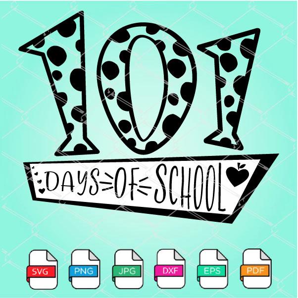 101 Days of School SVG