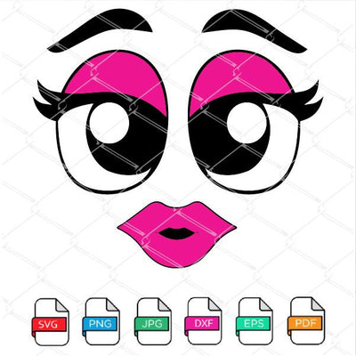 M and M Face SVG Bundle - M&amp;Ms Face PNG -M and Ms Face Clipart Newmody