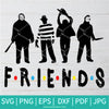 Friends (5) SVG-PNG - Halloween SVG - Ghost SVG - Friends (5) SVG Cut File For Cricut and Silhouette