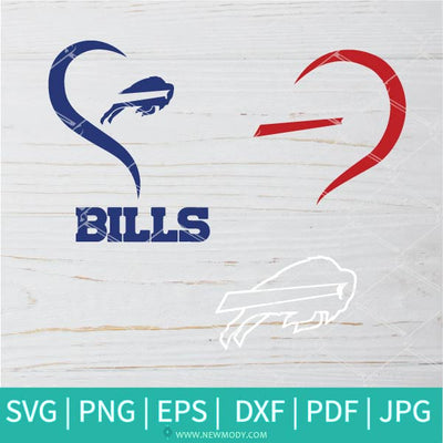 NFL Teams Heart Bundle SVG -  Teams Heart SVG - NFL SVG - Football SVG - Newmody