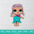 Merbaby SVG - Lol Surprise Dolls SVG - Lol Doll SVG