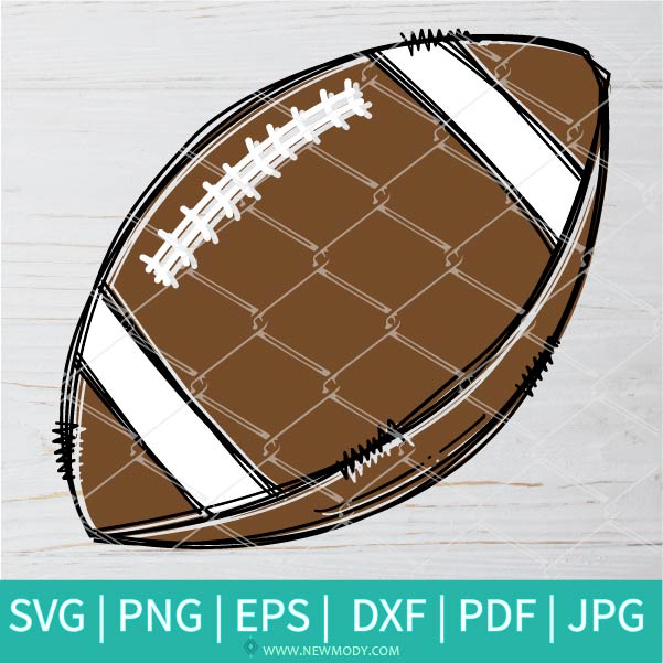 Hand Drawn FootBall SVG-PNG - FootBall SVG - Hand Drawn SVG - SVG cut File For Cricut And Silhouette