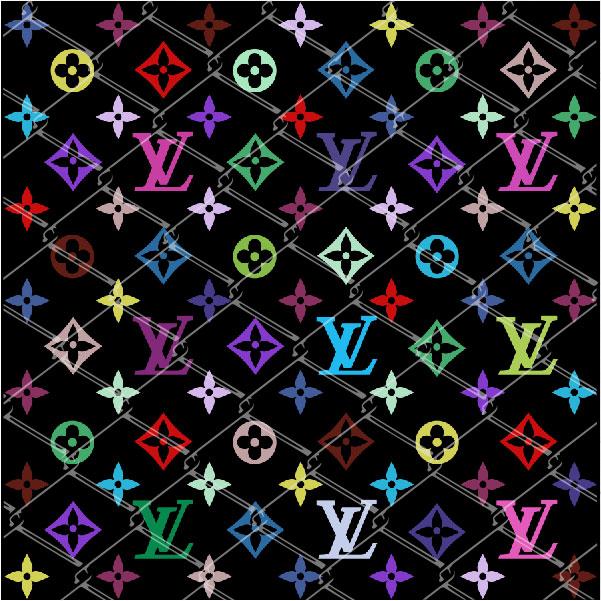 Louis Vuitton multicolor pattern SVG Free
