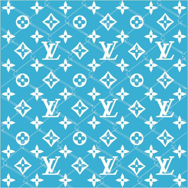 wallpaper blue louis vuitton pattern