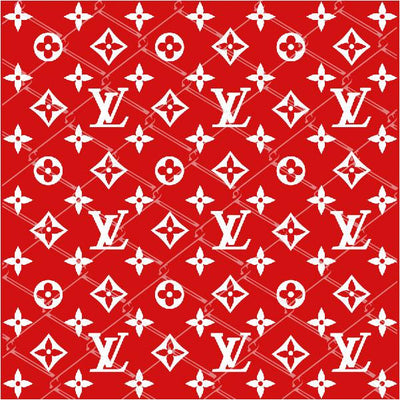 vuitton red and