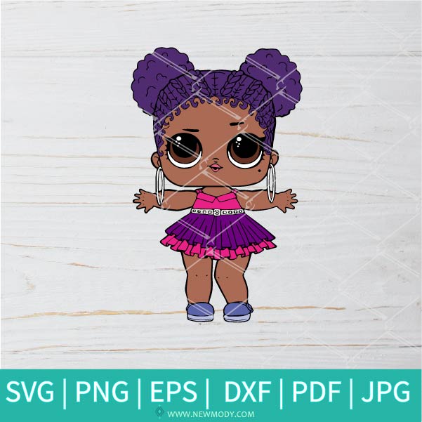Purple Queen SVG - Lol Surprise Dolls SVG - Lol Doll SVG - Newmody