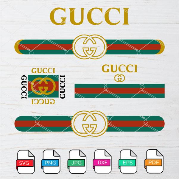 Gucci Svg Bundle - Gucci SVG Cut Files- Gucci Shirt design - Gucci PNG-  Fashion brand SVG
