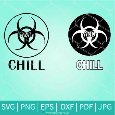 Quarantaine and Chill SVG - Quarantaine Symbol SVG - Newmody