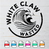 White Claw Wasted SVG - White Claw Wasted PNG Newmody