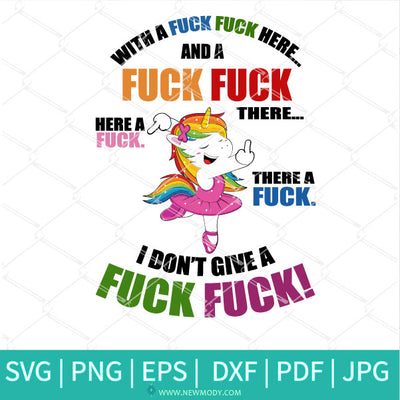 Funny Unicorn SVG - Unicorn Middle Finger SVG - Newmody